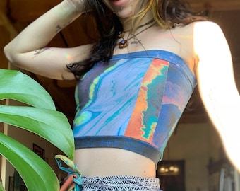 MTO Patchwork Tube Top