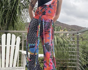 MTO Fae Bell Bottom Overalls- Your choice of 3-4 prints