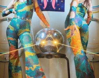 MTO Discotheque Flared Jumpsuit - Choose Your Pattern