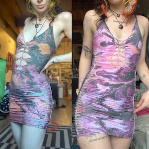 MTO Slitweave Mini Dress - Choose Your Pattern and Braid Style