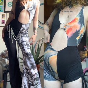 MTO Elvira Flared Jumpsuit OR Romper - Choose Your Pattern