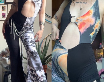 MTO Elvira Flared Jumpsuit OR Romper - Choose Your Pattern