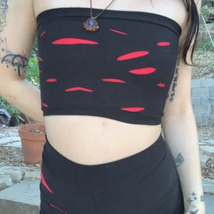 RTS shredded tube top - XS