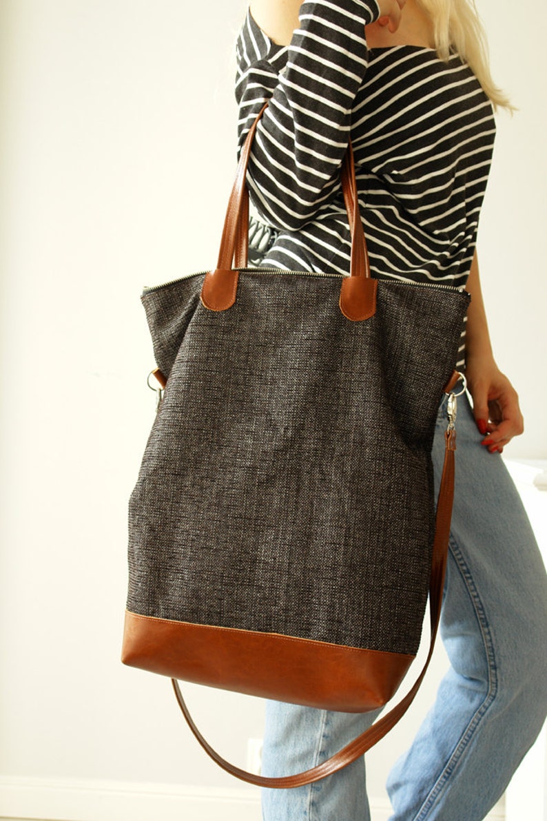 oversized shopper tote bag