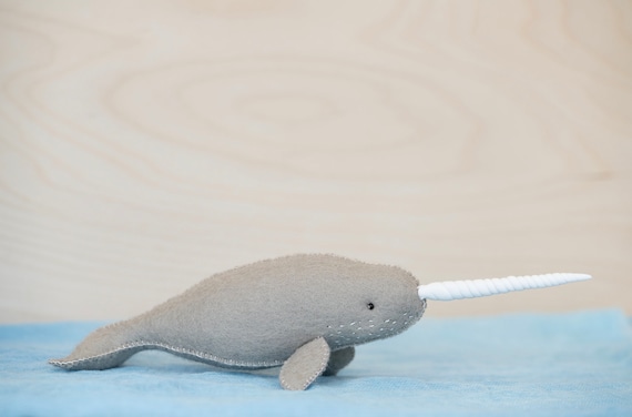 narwhal soft toy