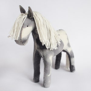 Felt Horse or Pony Sewing Pattern PDF, Waldorf Soft Toy Felt Animal - Etsy
