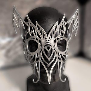 Máscara de búho - Máscara de carnaval personalizada impresa en 3D - ¡Ideal para cosplay de búho, teatro, disfraces, fiestas y mucho más! imagen 2