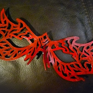 3d Printed Fire Fairy Mask