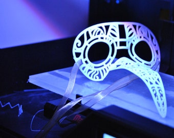 Filigree Plague Doctor Mask - Plaguedoctor Masquerade Costume - 3D Printed