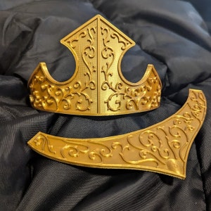 Disney Prinzessinnen Stil Aurora Dornröschen Cosplay Tiara & Halskette - Seide Gold