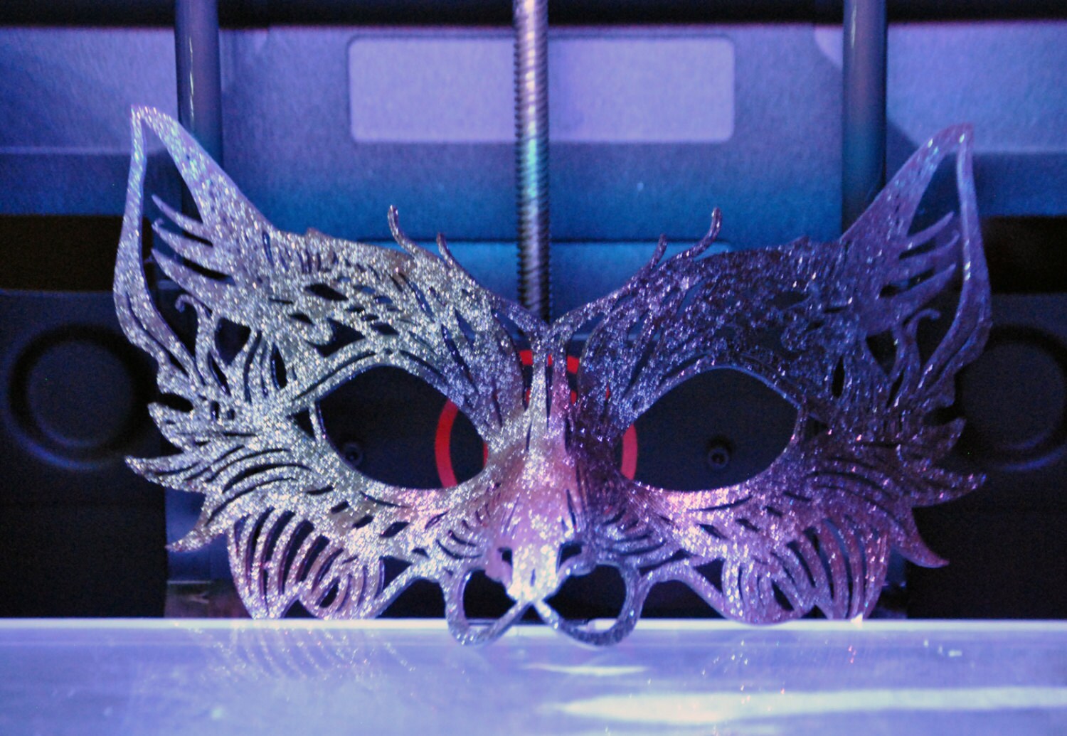 Masked Dances Renaissance Masquerade Renaissance Filigree Cat Mask - 3d Printed Cosplay - Great ...