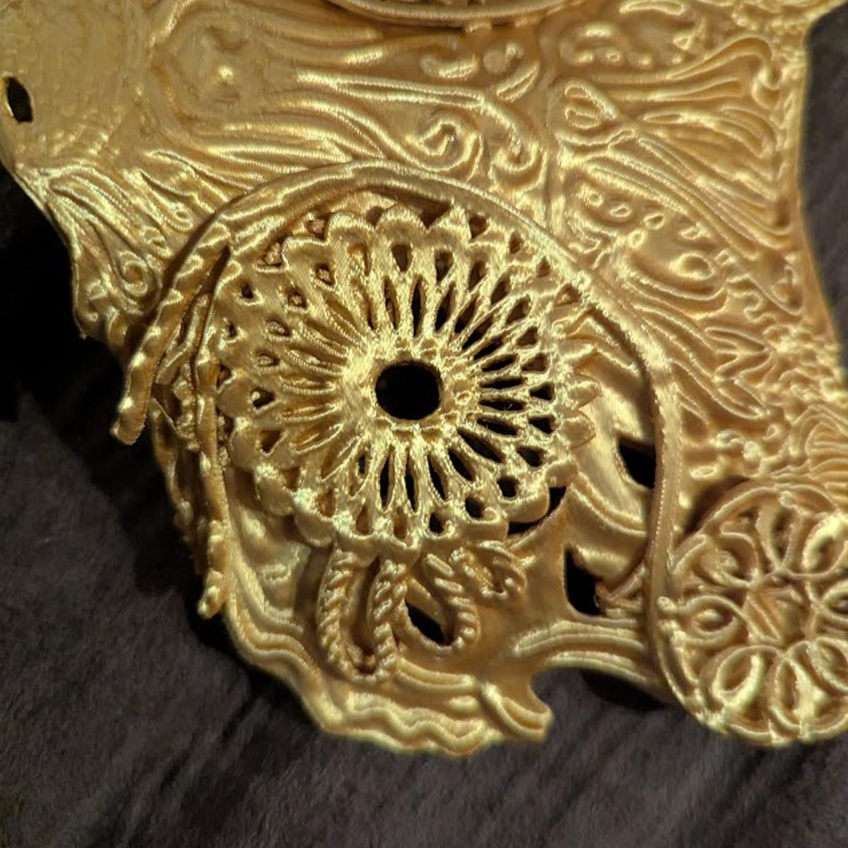 Faux Blind Fox Mask - Victorian Filigree Fox Masquerade - Fae Ball ...