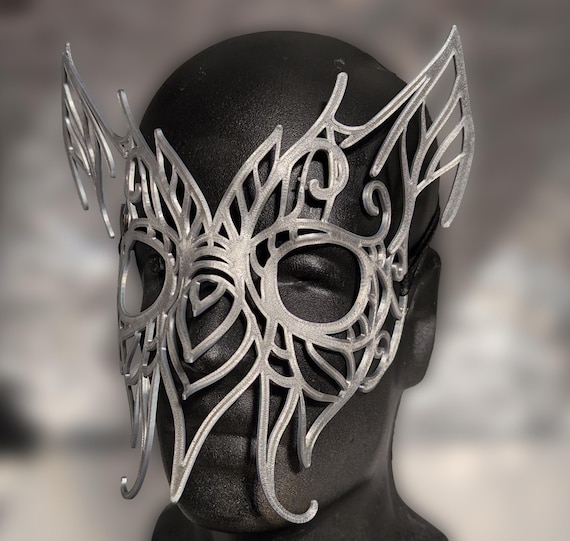 Owl Mask - 3D Printed Custom Masquerade Mask - Great for owl cosplay, theatre, costumes, parties + more!