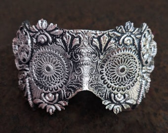 Máscara ciega - Filigrana renacentista - Máscara gótica de bruja y hechicero