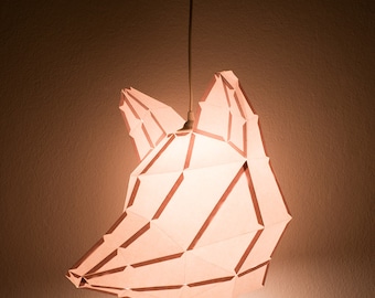 FOX LARGE / do it yourself paper lamp shade