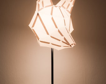 FOX MEDIUM / do it yourself paper lamp shade