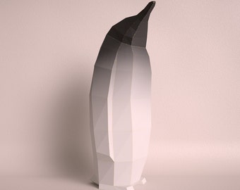 PENGUIN black gradient / do it yourself paper lamp shade