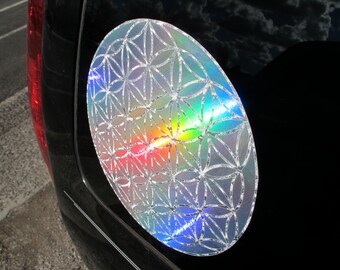 Flower of Life Sticker-  Goddess Edition, Medium Size