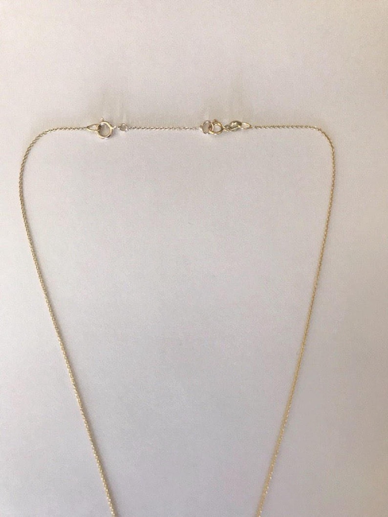 14k Gold Chain Extenderlengthener Etsy