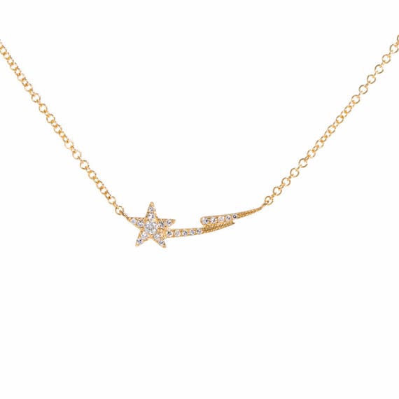 Shooting Star Necklace, Star Necklace, Girls Necklace, Toddler