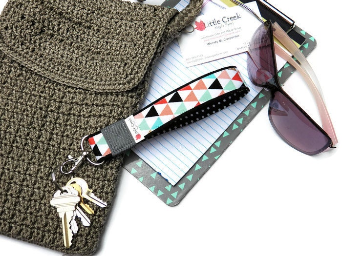 Designer key fobs loop keychain wristlet strap key wrist Etsy
