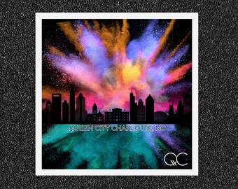 Queen City Charlotte, NC - Adesivo