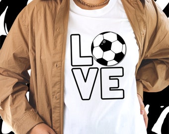 Fußballliebe - Langarmshirt für Männer und Frauen
