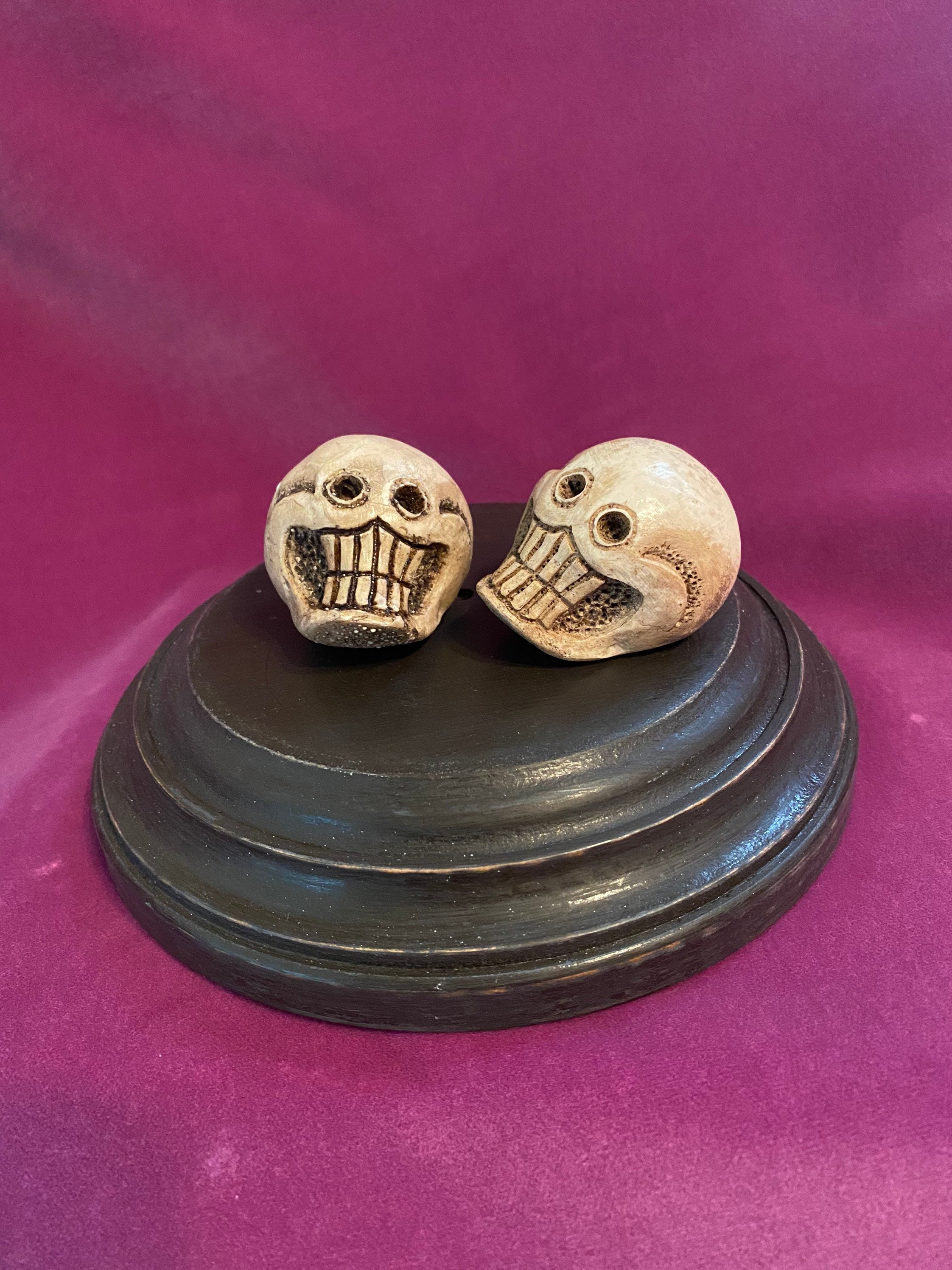 Tibetan Kapala Citipati Bone Beads Reproduction 2 per Order Etsy UK