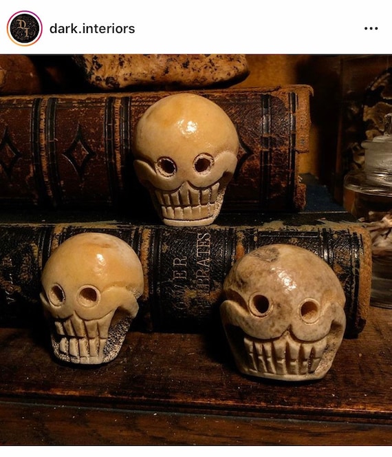 Tibetan Kapala Citipati Bone Beads Reproduction 2 per Order Etsy UK