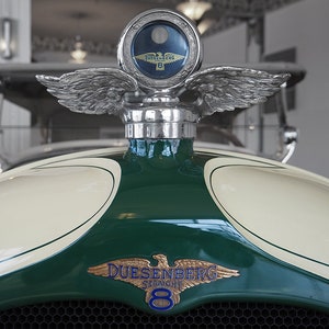 1927 Duesenberg Hood Ornament - Fine Art Photo