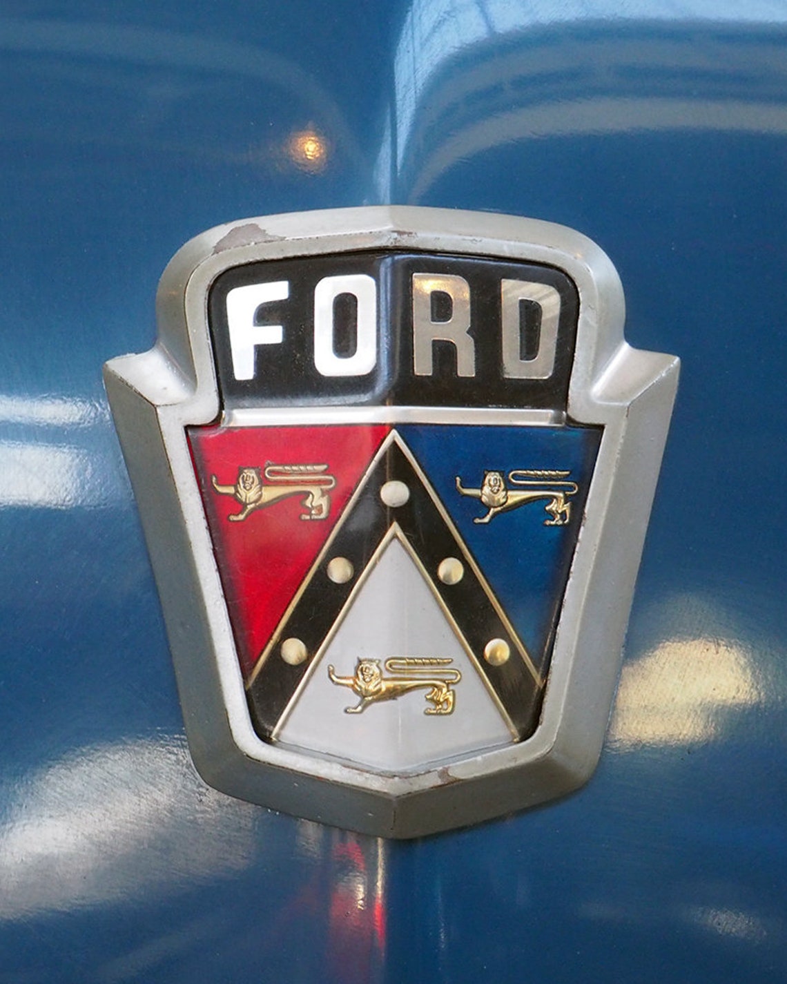 Vintage Ford Truck Hood Ornament Fine Art Photo Etsy