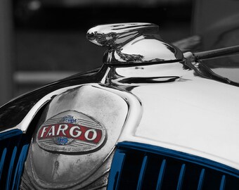 Fargo Vintage Hood Ornament - Fine Art Photo