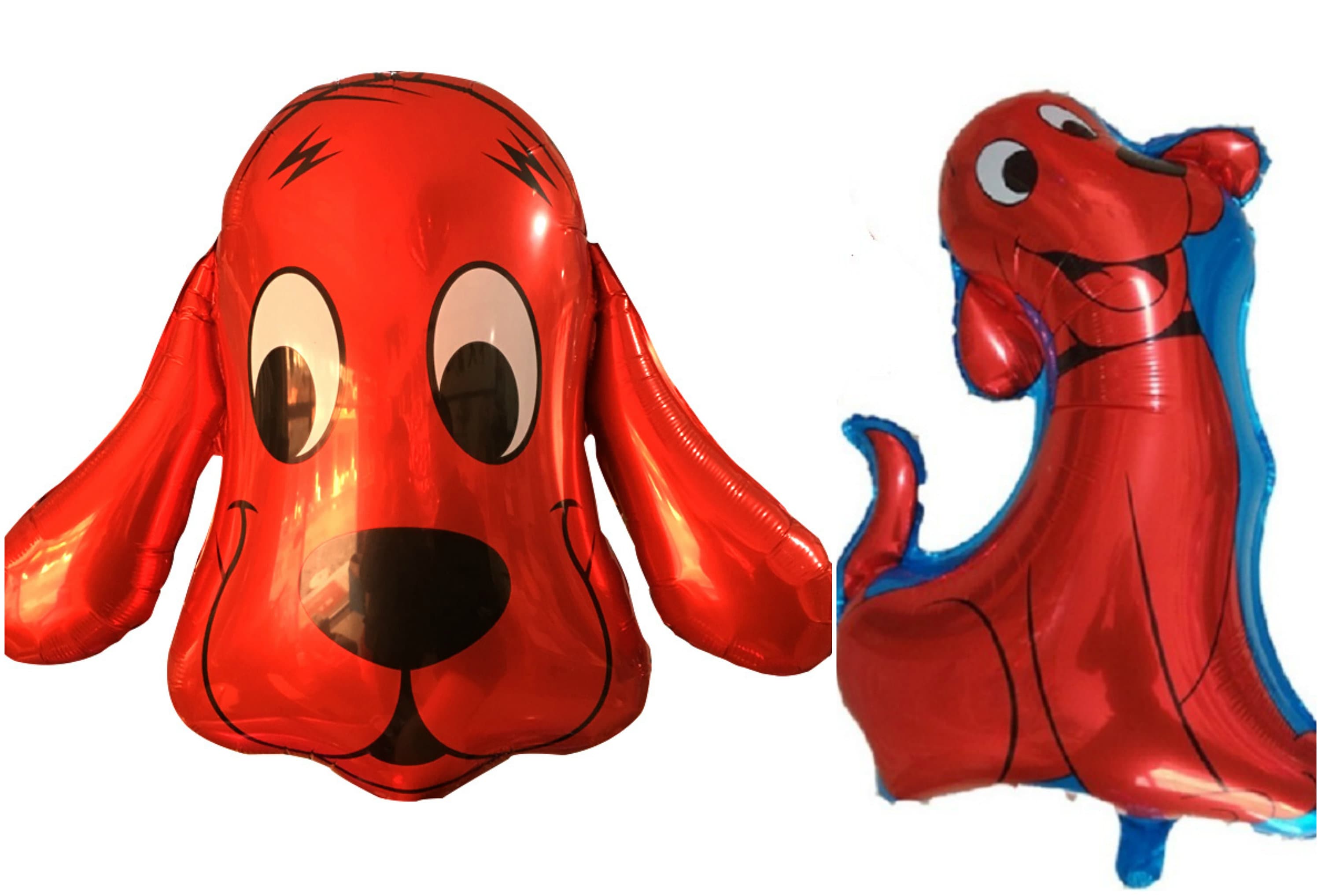 1 puppy balloon cute balloons clifford the big red dog  etsy 1 puppy balloon cute balloons clifford the big red dog  etsy