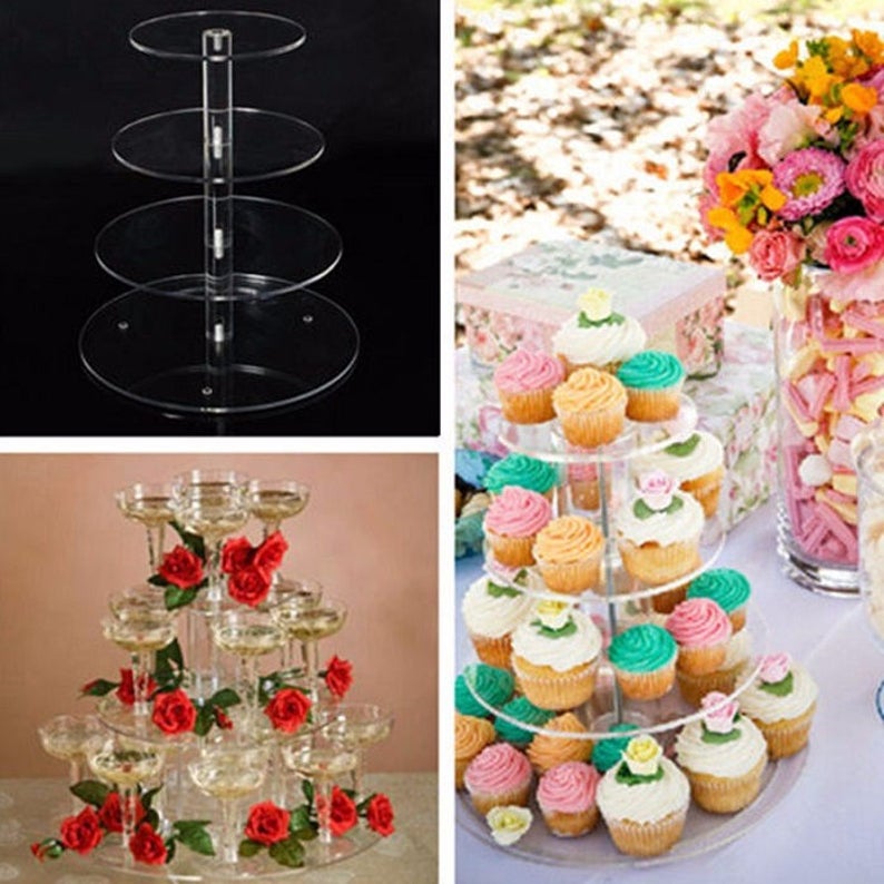 tiered cupcake stand tower