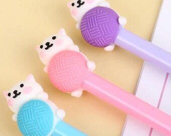 6pcs CUTE CHECKERED PENS Blue Checker Print Unusual Gifts Women Girls ...