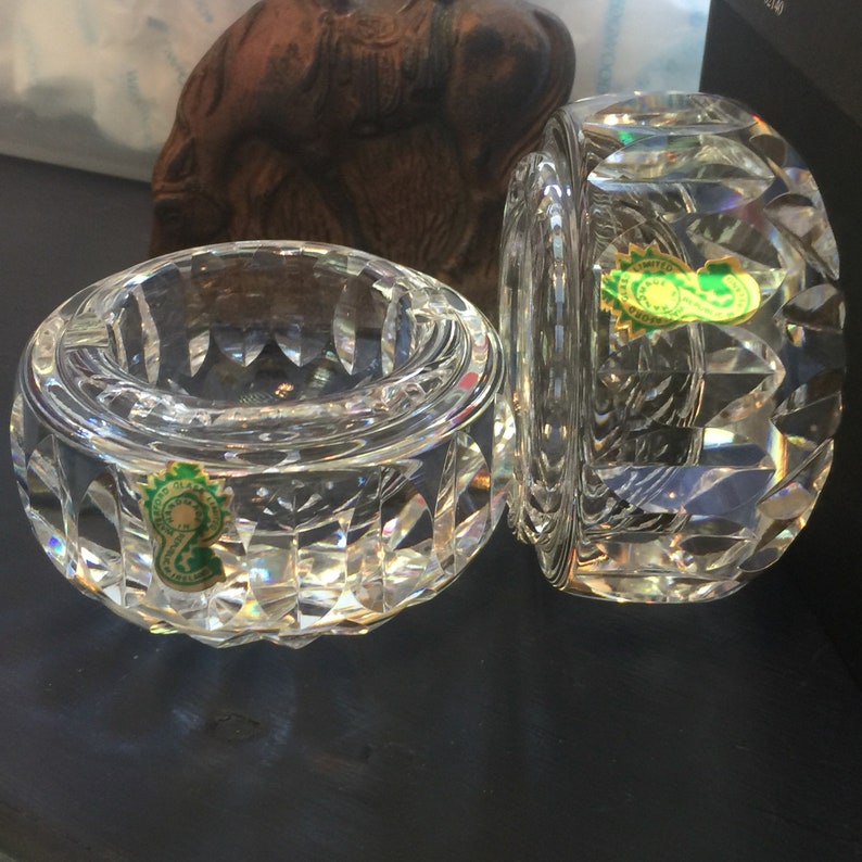 Waterford signed ashtrays