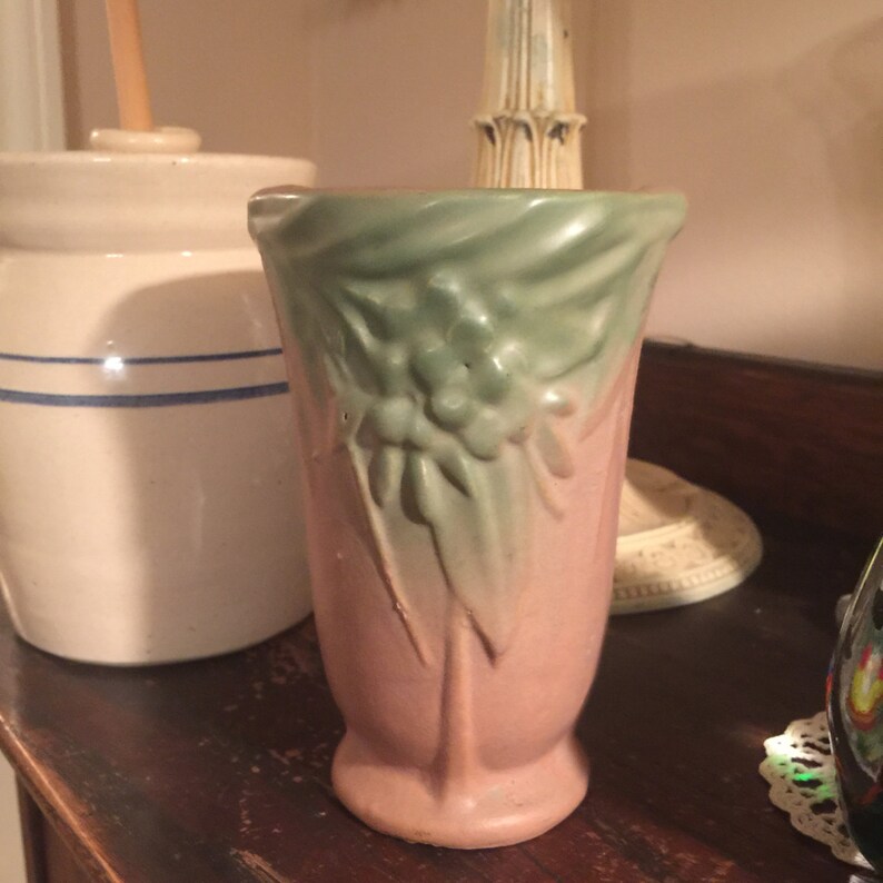 Nelson McCOY unmarked 5 1/2 inch vase ca. 1920's Etsy