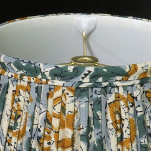 Block print empire lampshade image 4