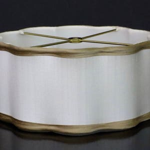 shallow drum bouillotte lampshade
