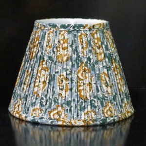 Block print empire lampshade image 1