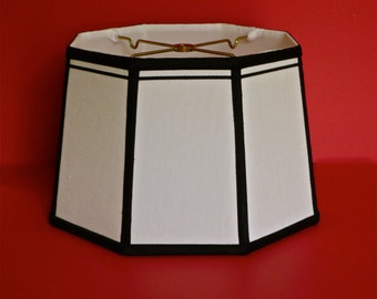 Octagon drum lampshade