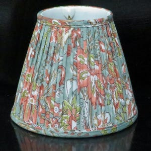 Block print empire lampshade