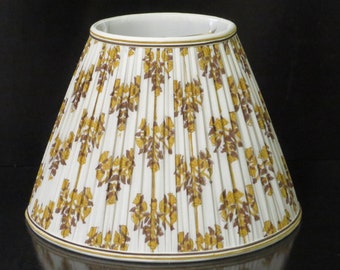 pleated print empire lampshade