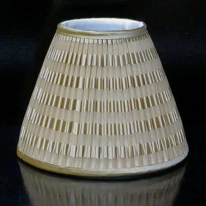 Pleated empire lampshade