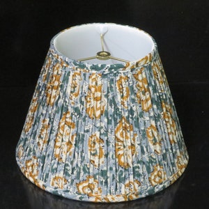 Block print empire lampshade image 2