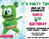 Items similar to Gummibär (The Gummy Bear) CUSTOM Printable Birthday ...