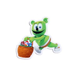 Cesta de Páscoa Gummibär (The Gummy Bear) adesivo de vinil de 3"