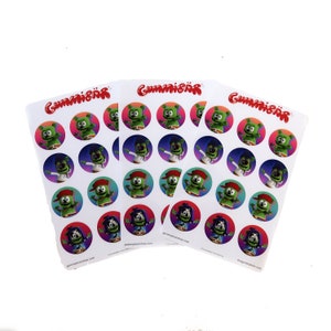 Gummibär (The Gummy Bear) I Am Bear-stickervellen ~ 3 vellen ~ 36 stickers