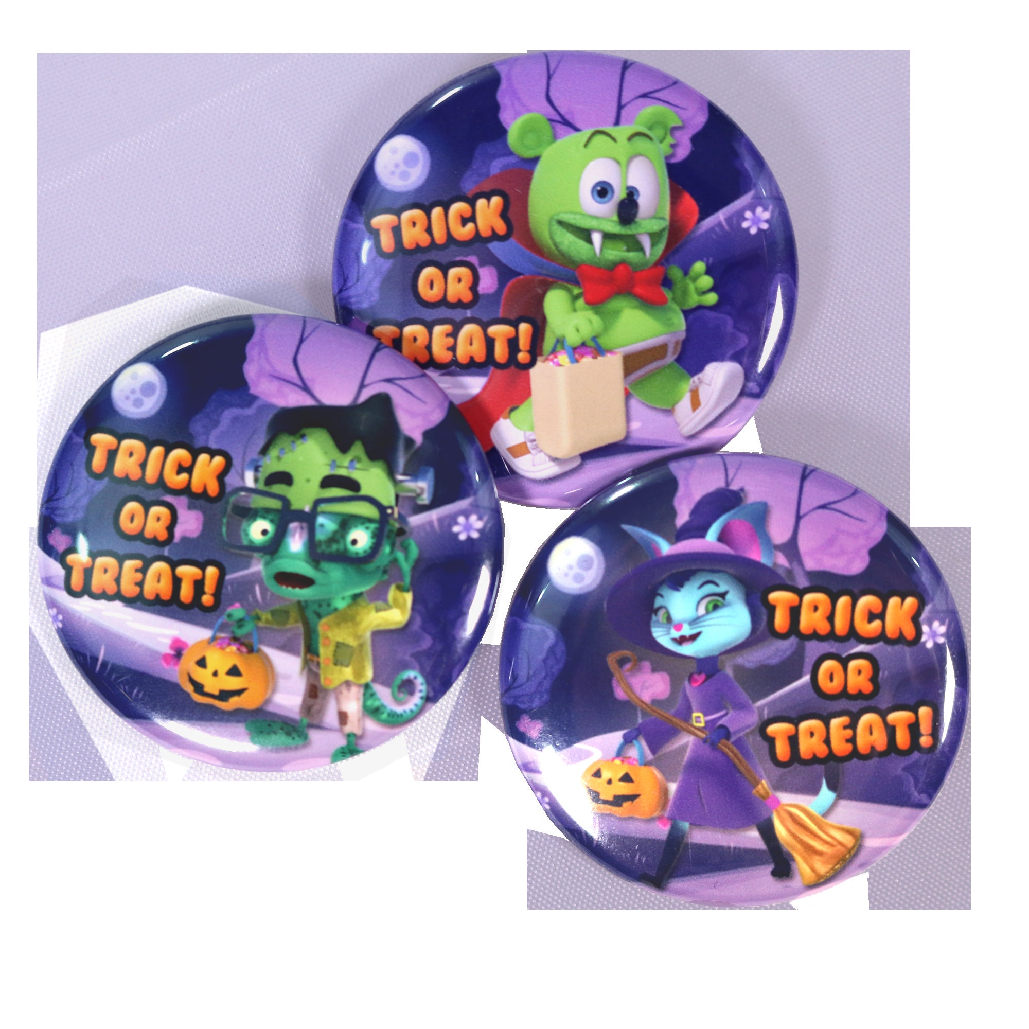 Gummibär the Gummy Bear Halloween Buttons Set of 3 Etsy