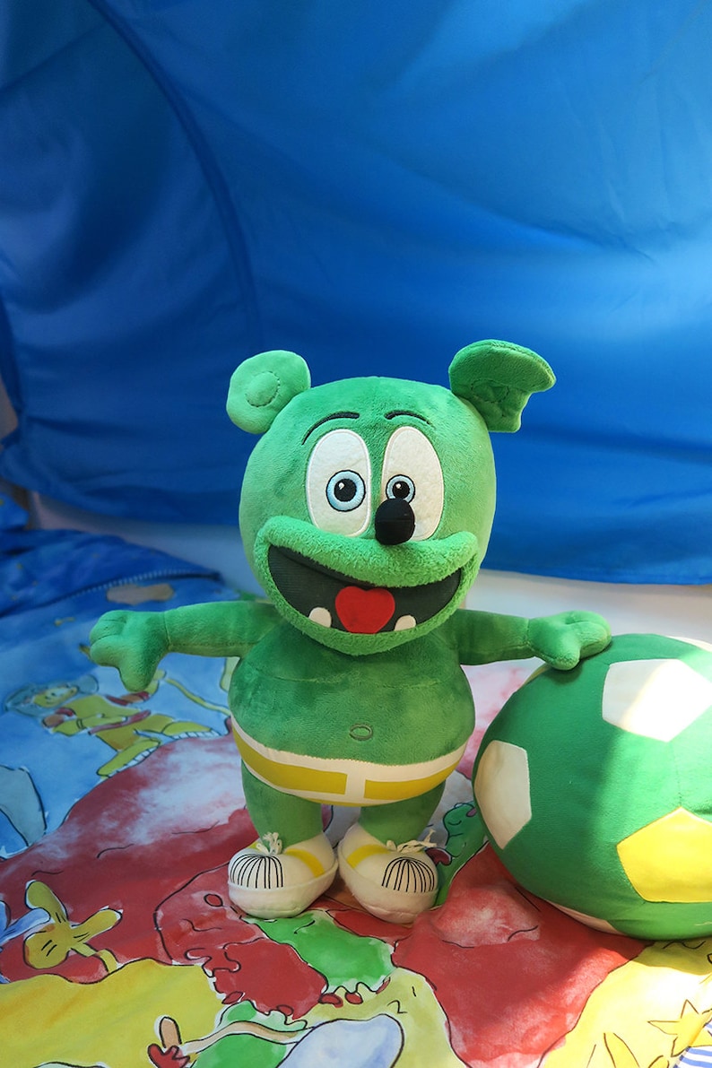 gummy bear plush walking toy